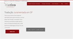 Desktop Screenshot of empresatraducaojuramentada.com.br